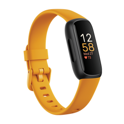 Fitbit Inspire 3 - Smarttracker - AMOLED-display - Zwart (Oranje)