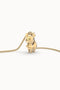 Chocli halsketting kat 18k verguld