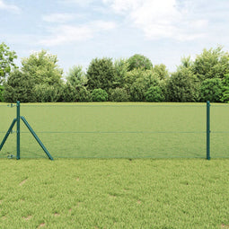 vidaXL - Gelast - Draadhek - Groen - 1,4x50 - m - Staal