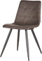 LABEL51 Jay Eetkamerstoel - Grijs - Microfiber
