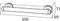 Tiger Boston Comfort & Safety - Wandbeugel 30 cm - RVS geborsteld - Max. belastbaarheid 150 kg