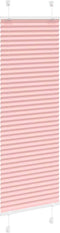 vidaXL - Plissé - rolgordijn - 45x100 - cm - stofbreedte - 44,4 - cm - polyester - roze