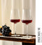 KROSNO - Rode wijnglazen - Set van 6 glazen 500 ml - Elegant ontwerp (set van 6)