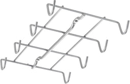 Metaltex - Mokkenrek - Keukenkast Organizer - met Schroefjes - Max 8 kopjes - Zilvergrijs