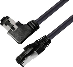 BKL Electronic 144031 RJ45 Netwerkkabel, patchkabel CAT 8.1 S/FTP 2 m Zwart Halogeenvrij 1 stuk(s)