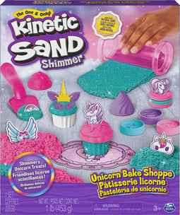 Kinetic Sand - Eenhoorn Bakkerij-speelset - Sensorisch speelgoed met 454 g zand