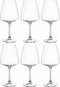 Leonardo Paladino - Rode Wijnglazen - Teqton kwaliteit - 660 ml - 6 stuks