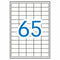 Klevende etiketten Apli 1283 Wit 100 Lakens 38 x 21,2 mm