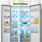 Hisense MS91518CC - Amerikaanse Koelkast - 519L RVS - 178cm (C)