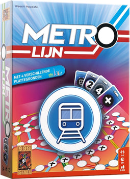 999 Games - Metrolijn - Kaartspel - Flip & write spel - Uitdagende puzzel