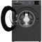 Beko BM3WFT3841A - Wasmachine - A Energieklasse 8kg 1400 RPM 15 programma's Anthracite