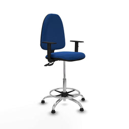 Piqueras y Crespo B1D05RT - Bureaustoel - Hoogteverstelbaar met armleuning - Blauw