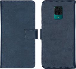 iMoshion Hoesje Geschikt voor Xiaomi Redmi Note 9 Pro / Redmi Note 9S Hoesje Met Pasjeshouder - iMoshion Luxe Bookcase - Donkerblauw