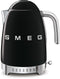Smeg KLF04BLEU - Waterkoker - 7 temperatuurinstellingen - Zwart