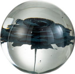 J-Line presse-papier Bloem - glas - blauw - large