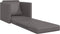 vidaXL - Vloersofa - Bed - 2-in-1 - Grijs - 74x77x81 - cm - Faux - Leer