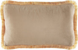 POTHOS - Sierkussen set van 2 - Beige - 30 x 50 cm - Fluweel