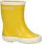 Bergstein Rainboot - Regenlaarzen Unisex Junior - Handgemaakt Natuurrubber - Geel - Maat 30