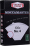 Moccamaster Filters - Koffiefilters nr. 4 - Milieuvriendelijk papier - Wit (100 stuks)