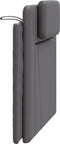 vidaXL - Hoofdbordkussen - 100 - cm - kunstleer - grijs