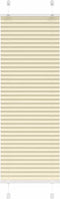 vidaXL - Plissé - rolgordijn - 50x100 - cm - stofbreedte - 49,4 - cm - polyester - crème