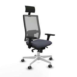 Bureaustoel met hoofdsteun Piqueras y Crespo 3D026G1 Donker grijs