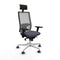 Bureaustoel met hoofdsteun Piqueras y Crespo 3D026G1 Donker grijs