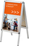 Nobo Premium Plus A2 Stoepbord/Reclamebord met Clicklijst - Wit
