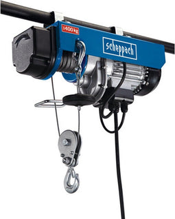 Scheppach HRS400 - Elektrisch katrol - 400 kg draagvermogen - 780 Watt