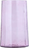 PTMD Pernella Pink Ribbed Glass Stormlight M