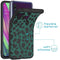 iMoshion Hoesje Geschikt voor Samsung Galaxy A40 Hoesje Siliconen - iMoshion Design hoesje - Zwart / Meerkleurig / Groen / Green Leopard