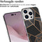 imoshion Hoesje Geschikt voor iPhone 14 Pro Hoesje Siliconen - imoshion Design hoesje - Zwart / Black Graphic