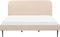 FLAYAT - Tweepersoonsbed - Beige - 180 x 200 cm - Bouclé
