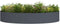 vidaXL - Tuinplanten - 5 - stuks - Anthraciet - 120x120x20 - cm - Staal
