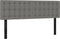 vidaXL - Hoofdborden - 2 - st - 72x5x78/88 - cm - stof - donkergrijs