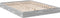 vidaXL - Bedframe - bewerkt - hout - grijs - sonoma - eikenkleurig - 140x190 - cm