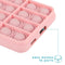 iMoshion Hoesje Geschikt voor Samsung Galaxy S21 Hoesje Siliconen - iMoshion Pop It Fidget Toy - Pop It hoesje - Roze