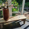 Mica Decorations Cassy Conische Vaas - H70 x Ø19 cm - Glas - Transparant - TRANSPARANT