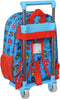 Schoolrugzak met Wielen PJ Masks 26 x 34 x 11 cm Blauw