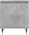 vidaXL - Nachtkastjes - 2 - st - 40x30x50 - cm - bewerkt - hout - betongrijs