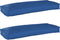 vidaXL - Ligbedkussens - voor - Bank - 2 - stuks - Koningsblauw - 100x40x8 - cm - Oxford - Stof