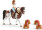 schleich HORSE CLUB Speelfigurenset - Hannah's Western Rijset - Kinderspeelgoed voor Jongens en Meisjes - 5 tot 12 jaar - 12 Onderdelen - 42441