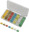 TRU COMPONENTS 1572249 Standaard platte zekering 5 A, 7.5 A, 10 A, 15 A, 20 A, 25 A, 30 A 70 onderdelen