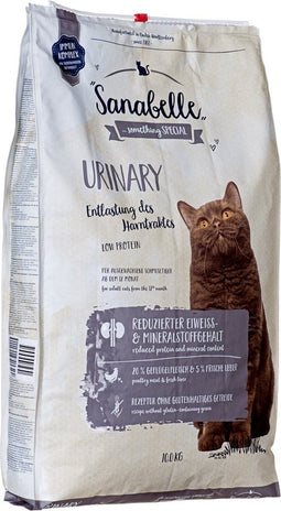 Sanabelle Urinary | Katzentrockenfutter fur ausgewachsene Katzen mit empfindlichem Harnsystem | 1 x 10 kg