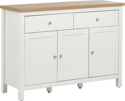 Sideboard met 3 deuren ATOCA Gebroken wit