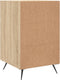 vidaXL - Nachtkastje - 40x40x66 - cm - bewerkt - hout - sonoma - eikenkleurig