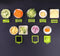 Mandoline - Multifunctionele Groentesnijder - 15-delige set - Groen