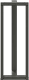 vidaXL - Bartafelpoten - 2 - st - T-vormig - 40x35x(110-111) - cm - staal - antraciet