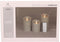 Anna's Collection LED stompkaarsen - set van 3 - bewegende LED-vlam - taupe (3 st)