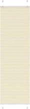 vidaXL - Plissé - rolgordijn - 60x200 - cm - stofbreedte - 59,4 - cm - polyester - crème